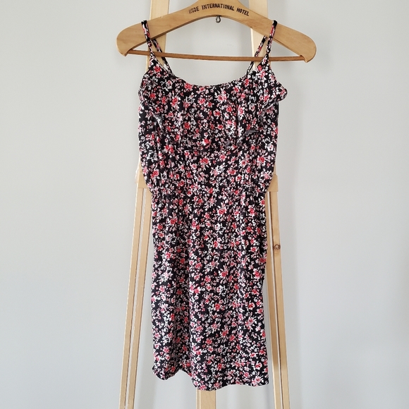 Smart Set Floral Black Spaghetti Summer dress - Picture 3 of 5